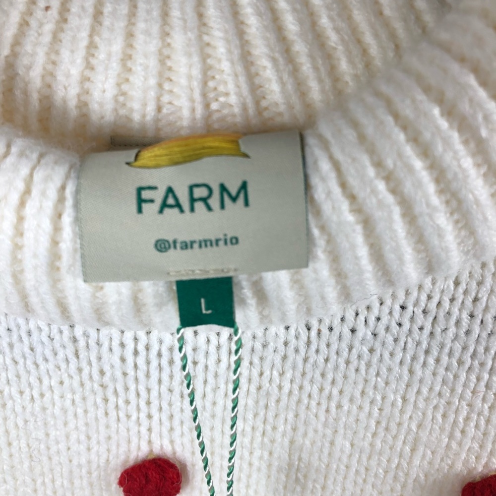 NWT Farm Rio Rainbow Dots Turtleneck Sweater Size: XS, L - Picture 8 of 12